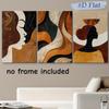 3PC 2D Flat Modern Abstract Character Canvas Decorative Painting Nordic Style Living Room Entrance Bedroom Wall Decoration Simpl