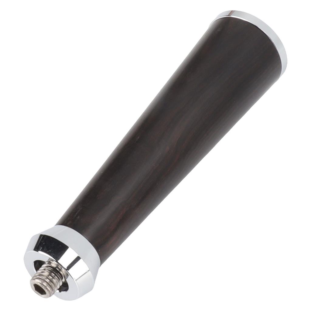 M10 Thread Coffee Filter Handle Replacement Steel Bottom Wooden Coffee Machine Handle with Buckle