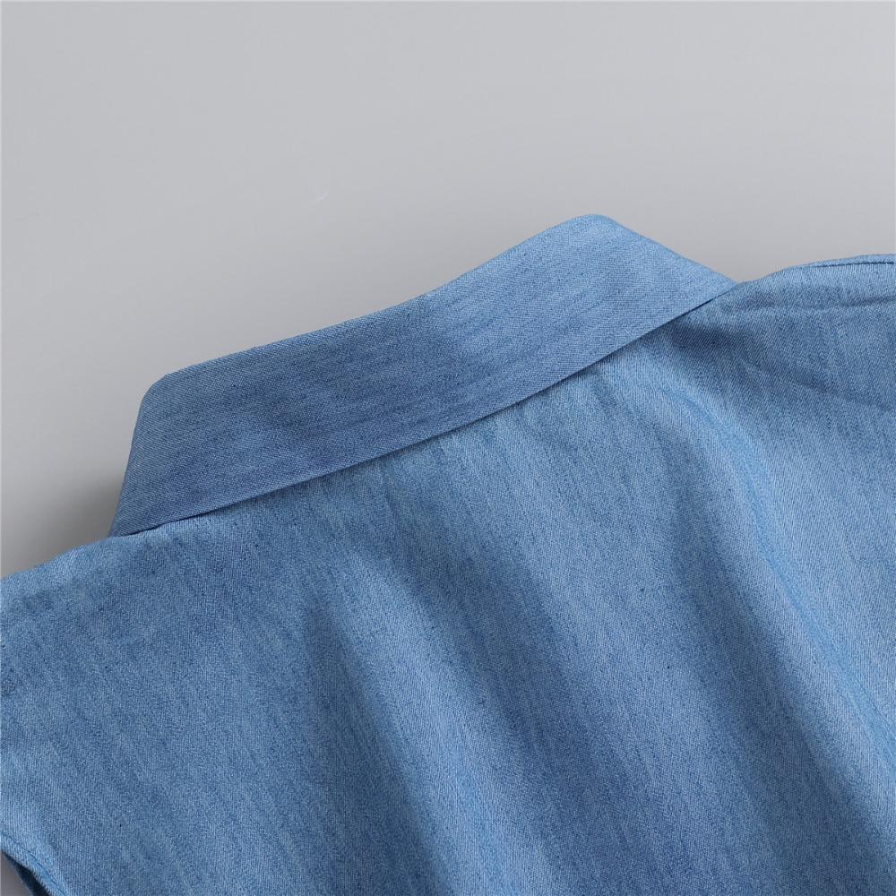 Adjustable Straps Detachable Collar Round Neck Shirt Collar Simple Denim Fake Collar  Autumn Winter