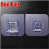 Double sided adhesive wall hooks Wall Hanger Strong Transparent Suction Cup Sucker Hook Wall Storage Holder Kitchen Bathroom