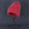 Rabbit Fur Beanies Soft Warm Fluffy Winter Hat for Women Angora Knitted Hat Beanies Female Bonnet warm Woman Knit Cap