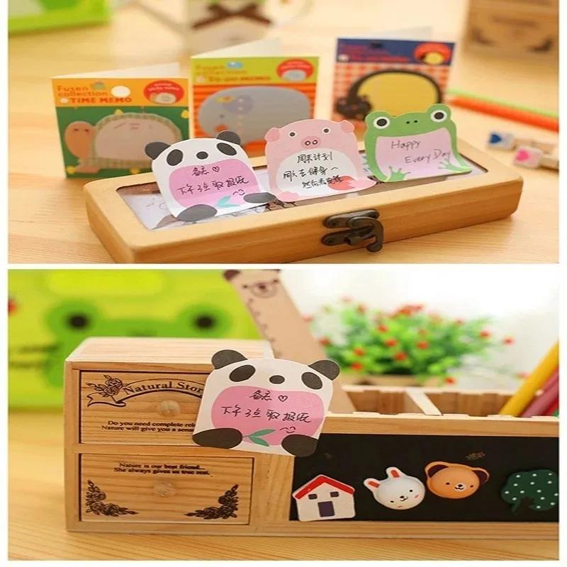 5 PCS Cartoon Stickers Bookmark Animal Shape Cute Sticky Notes Sticker Marker Memo Notepad Gift Stationery Office Accessories