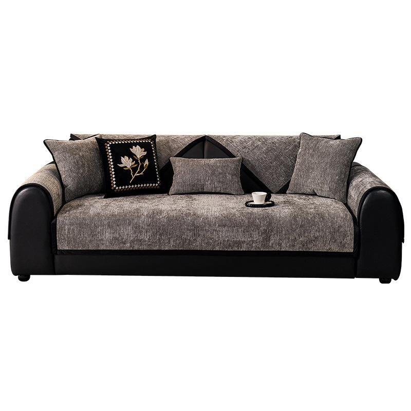 French Sofa Cushion Chenille Non-Slip Leather Sofa Seat Cushion Four-Season Universal Sofa Cover New Simple Cover Towel