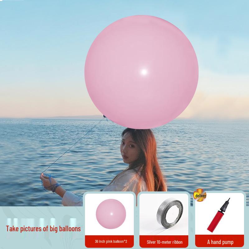 Beach Travel Balloon Photo Props for Team Building and Outdoor Shoots