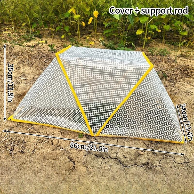 Garden Cover Seedling Plant Protection Cover Plant Winter Garden Greenhouse Mini Sunroom Balcony Home Transparent Foldable