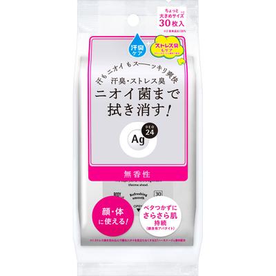 EG Deo 24 Ag Deo 24 Clear Shower Sheet (Scent Free) 30 Sheets Body Sheet Body Sheet Open the Flap On the Front of the Bag, Take Out One Sh