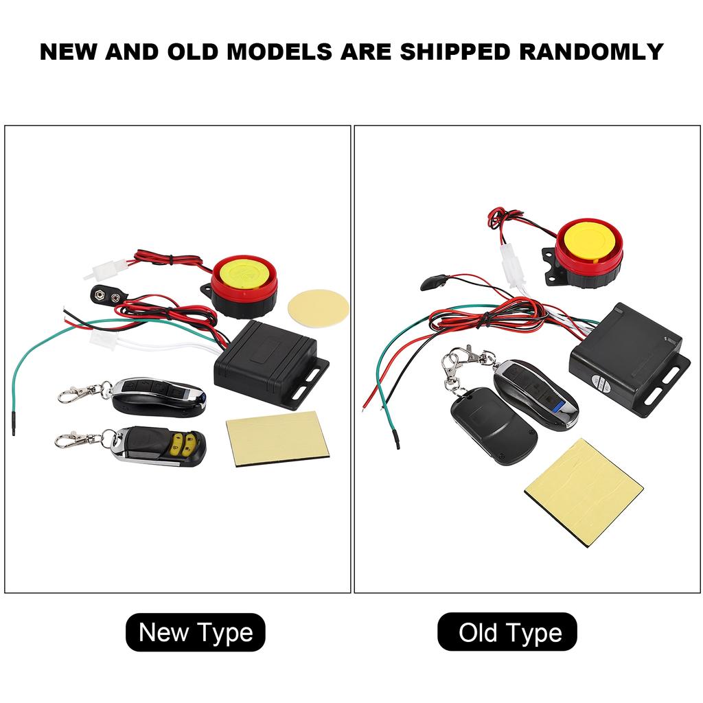 Anti Theft Security Alarm Motorcycle  Anti Theft Security Alarm System Remote Control 12V Anti Theft Security Alarm System