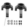 Aluminum Alloy Steering Cup RC Remote Control Car Steering Cup for HBX 1 24 2098B Climbing CarBlack