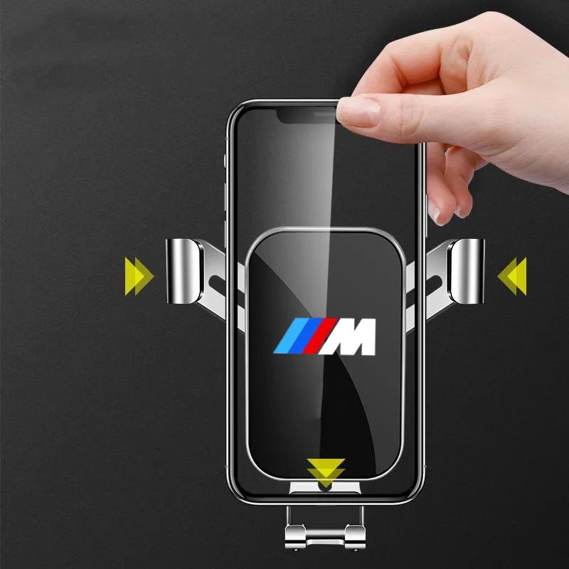 Gravity Car Phone Holder Car Air Vent Clip Mount Mobile Phone Holder For BMW M E30 E39 E46 E90 E93 E60 F10 M5 M6 M7 X4 X5 X1 bzdn55