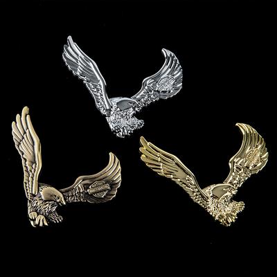 3D Metal Car Sticker Eagle Emblem Badge Auto Body Decals Motorcycle Car Decor
