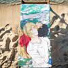 Anime B-Banana Fish Towel Sports Quick Dry Travel Camping Gear Sandproof Soft Light Large Beach Towel