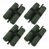 4pcs Canopy Weighted DoubleCylinder Windproof Sand Bags Sunshade Tent Foot Weight Outdoor