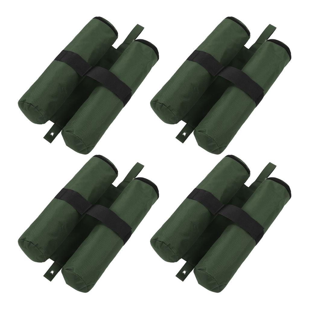 4pcs Canopy Weighted DoubleCylinder Windproof Sand Bags Sunshade Tent Foot Weight Outdoor