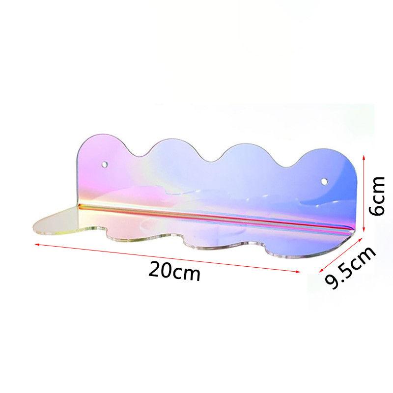 

Color Acrylic Shelf for Wall Mounted Display Ledge Storage Rack,Float Wall Shelf for Book,Living Room,Bathroom,Bedroom,Kitchen