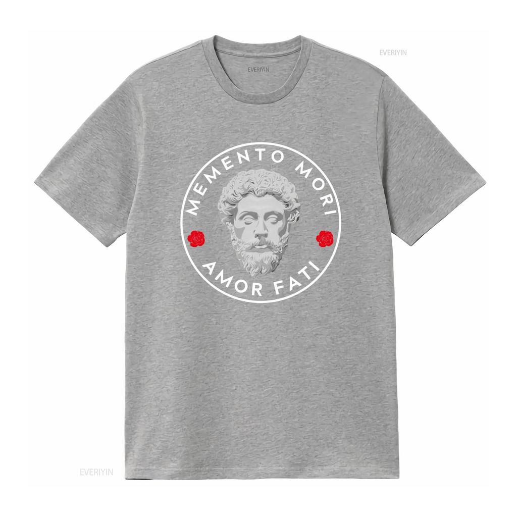 Marcus Aurelius Memento Mori Amor Fati Tričko Římský Císař Filozofie Inspirované Promoce Pro Ni A Jeho Vintage Vypraná