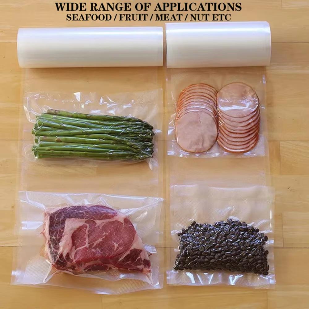 500CM Food Vacuum Sealer Bags Household Vacuum Sealing Machine Storage Roll Bag Travel Refrigerator Food Preservation Pack Bag