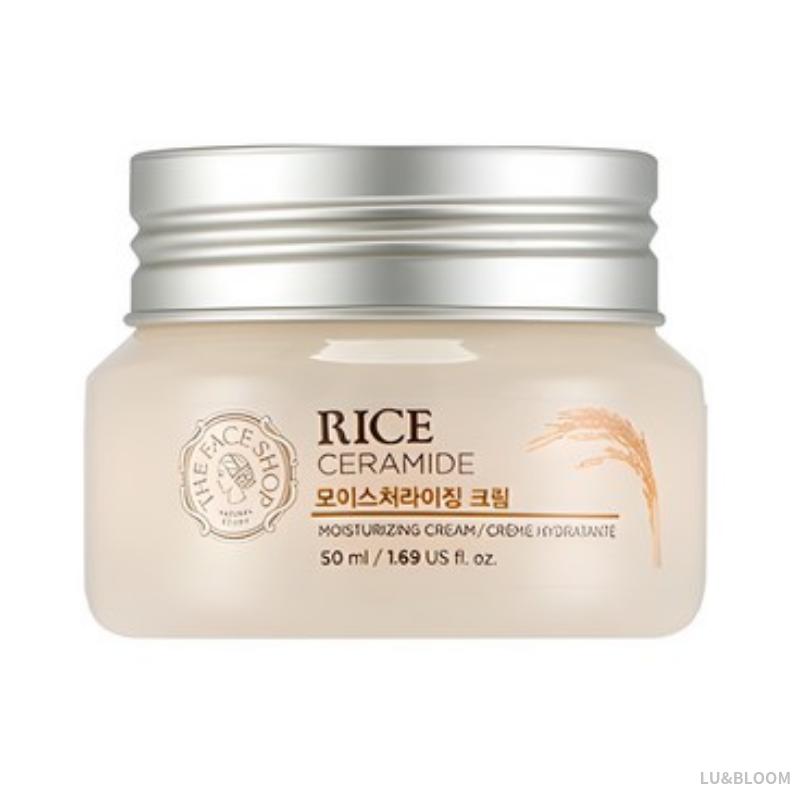 

THE FACE SHOP Rice & Ceramide Moisturizing Cream 50ml (+Free gift)
