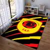 Angola Football League Logo Rug Non-slip Rug Suitable for Living Room and Bedroom Sofas.