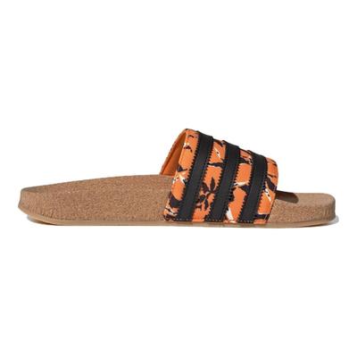 Πρωτότυπες Adilette Άνετες Ευέλικτες Σόλα από Καουτσούκ Αντιολισθητικές Παντόφλες Σλάιντ Unisex Υποδήματα Πορτοκαλί Μαύρο IE7750