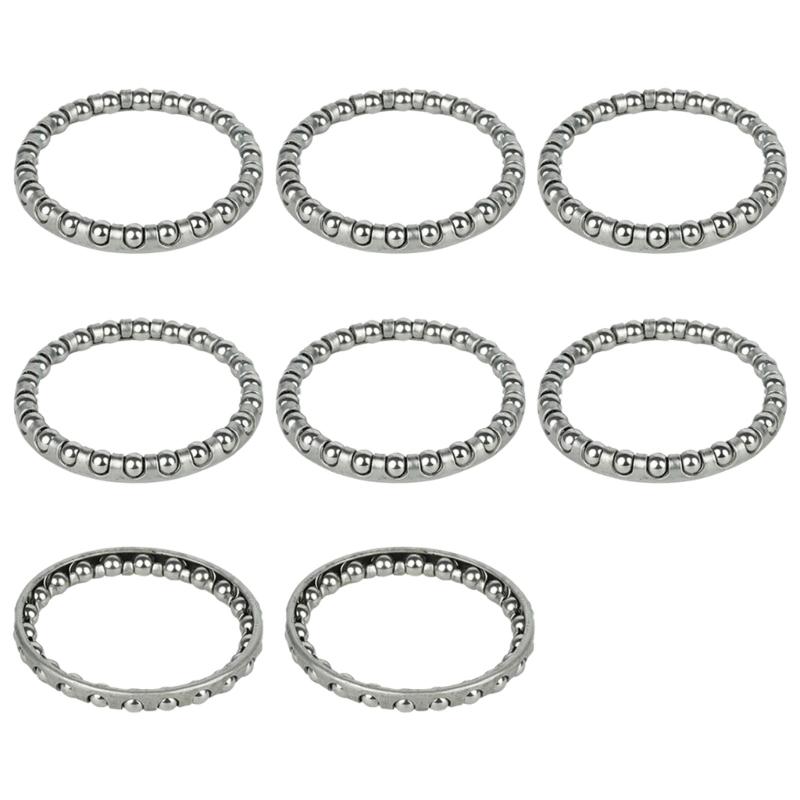 8Pcs Mountain Bike Headset Caged Balls Bearing Cycling Headset Bearing Bicycles Balls Bearing Retainer Bicycles Part