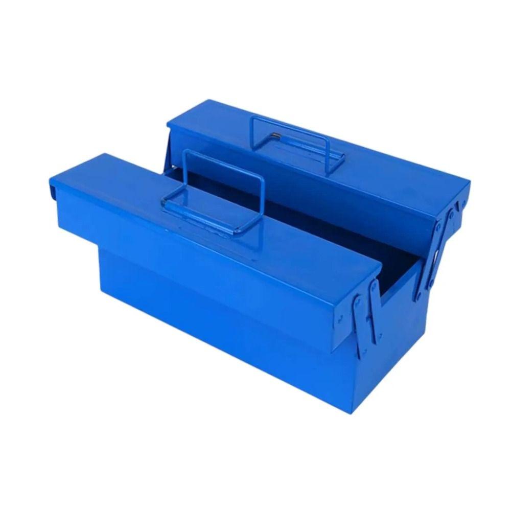 Metal Tool Box Large Repair Chest Iron Construction Storage Tools Box  Electrician Repair