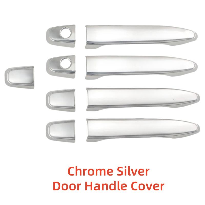 Car Accessories Gloss Black Carbon Door Handle Cover Trim Paste Style For Lexus GX470 2003 2004 2005 2006 2007 2008 2009