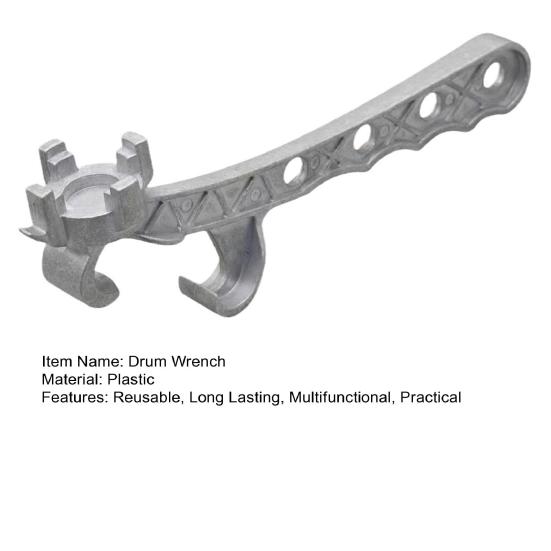 Aluminum Drum Wrench Multi-Function Metal Bucket Opener Ergonomic Design Bucket Opener Lid Remover Opener Tool