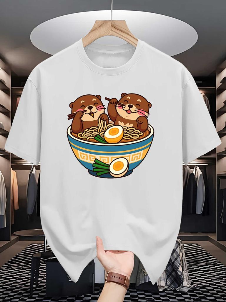 Mens Crew Neck T Shirt Retro Surfboard Ocean Wave Vintage Graphic Short Sleeve Casual Cotton Beach Surfer Lover Streetwear Tees