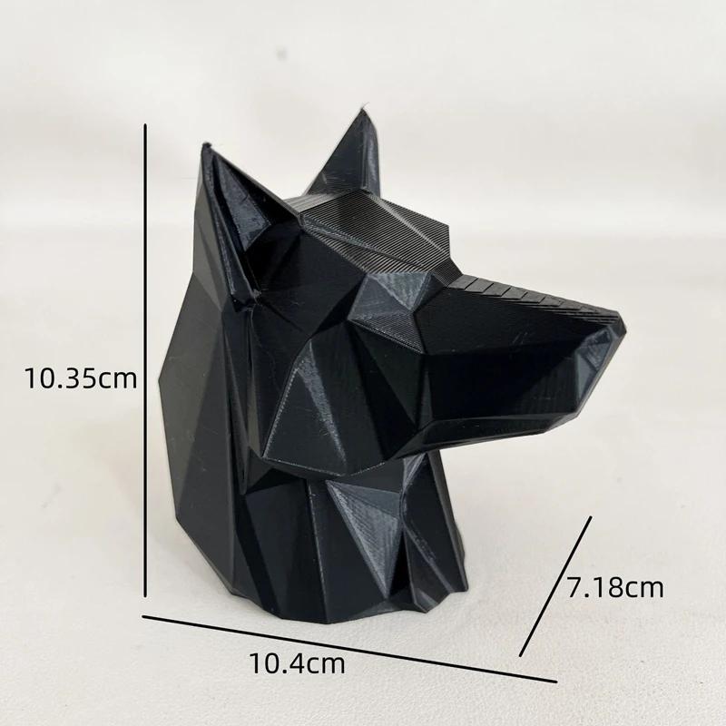 Kryt Tvaru Vlka Pro Tažné Zařízení 3D Tištěný Kryt Koule Tažného Zařízení Dekorace Tažného Zařízení Zabraňuje Rezivění Přijímače