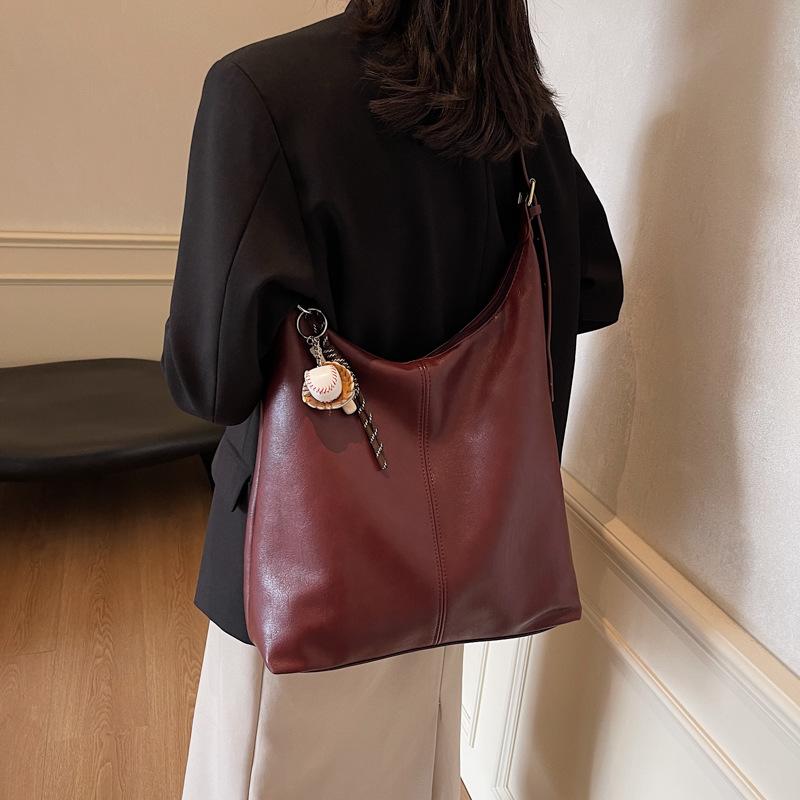 Uformell pendling retro stor kapasitet veske dame 2025 ny skulderveske studentklasse tote bag