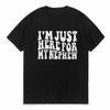 Im Just Here for My Nephew Tshirts Gift for Aunt Sweatshirt New Future Aunt Tshirts Summer Fashion Women Clothing Short Sleeve