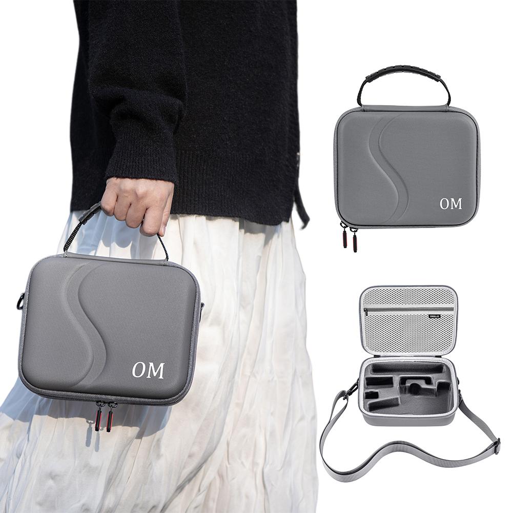 For DJI Osmo Mobile 7/7 Pro Carrying Case Portable Storage Bag with Secure Compartments Shoulder Bag Handheld Gimbal Accessories