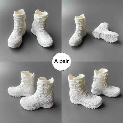 1/6 Scale Figure Shoes Action Boots Model Fashion Sturdy Handmade Miniature for 12 In