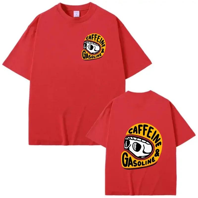 

Мужская футболка 2025 года Готическая Харадзюку Байкер Череп Графическая футболка Мужской Хлопок Мода Короткий рукав Топ Темный Панк Череп Винтаж 4XL