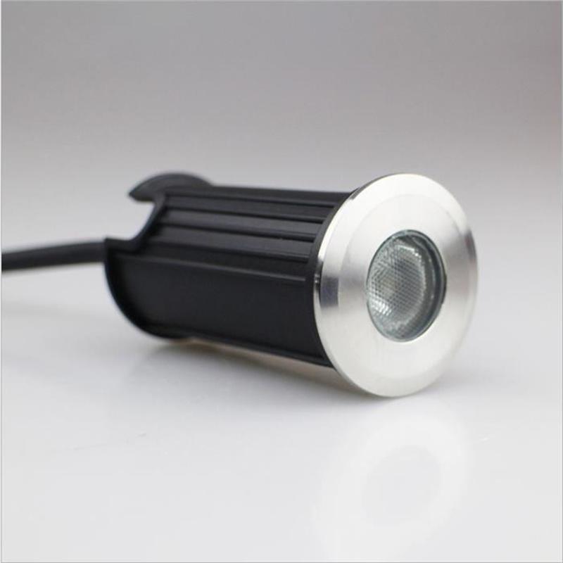 3W Outdoor Star Light Underground Light Embedded LED Stainless Steel Underwater Light Mini Small Square Underground Light