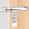 Heavy Duty Door Lock Solid Sliding Bolts Latches Hasp Stainless Steel Door Lock Buckle for Wood Fence Interior Door