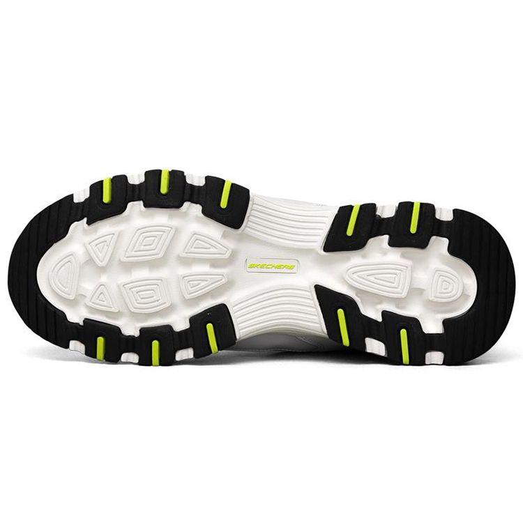 Skechers I-Conik Oreo Lima Burbuja Cómodas Versátiles Zapatillas de Caña Baja Estilo Papá Hombre Blanco Azul 8790091-WBLU