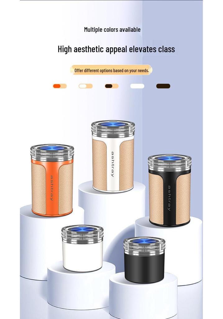 Lynk & Co Car Ashtray with Cover & LED for Models 03, 09, 01, 06, 05, 02 & New Energy ZERO.
