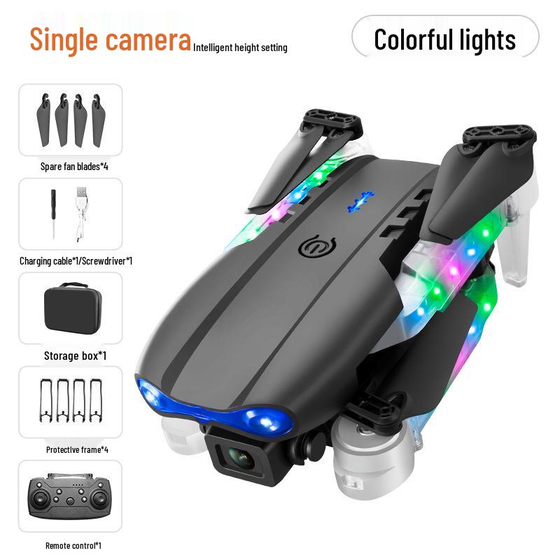 E88D Foldable Drone with Lights & Remote Control - E99D Kids' Aerial Photography Toy Aircraft