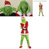 Halloween And Christmas Grinch Stole Christ Cosplay Costume Accessory Set For Halloween Adults Fantasy Event