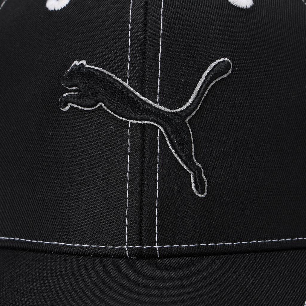 PUMA Golf Cap with Rim Color Free Size Men's Logo, Black,