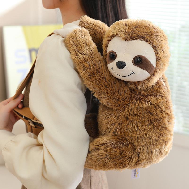 Large Capacity Cute Plush Bear Backpack - Versatile Japanese Korean Style