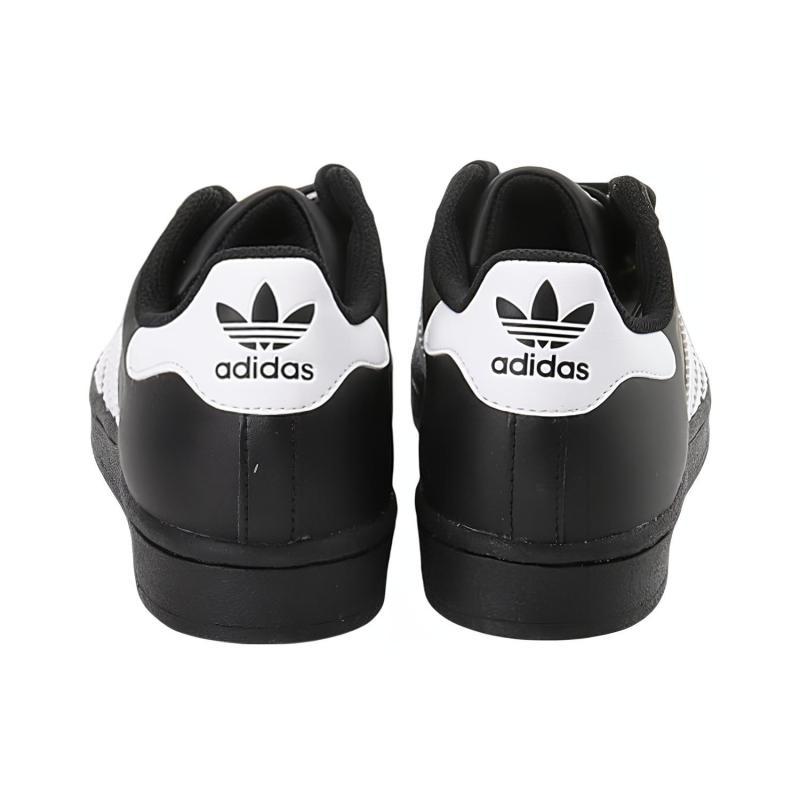Adidas Superstar Core Black Cloud White Gold GS Sneakers EF5398