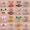 Cute Cosplay Costume for Adult Kids Cartoon Animal Headband/Tail/Bowtie Halloween Party Animes Outfit Role Play Suit