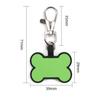 Silicone Bone-Shaped Dog Tag & Military-Style Pendant for Pet Engraving
