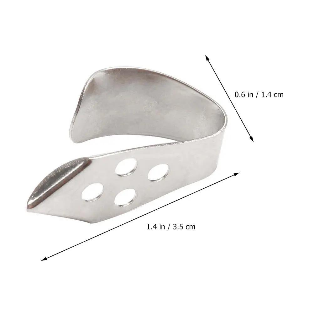 Metal Finger Cap Set  Guitar Index Finger Picks  Guitar Speed Picks  Guitar Finger Picks with Holes