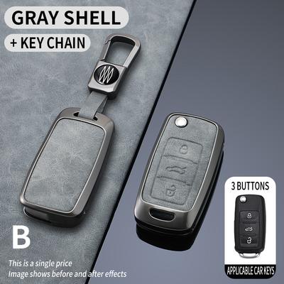 Car Key Case Cover For Vw Volkswagen Polo Tiguan Passat B5 B6 B7 Golf 4 5 6 Mk6 Jetta Lavida Skoda Octavia Seat