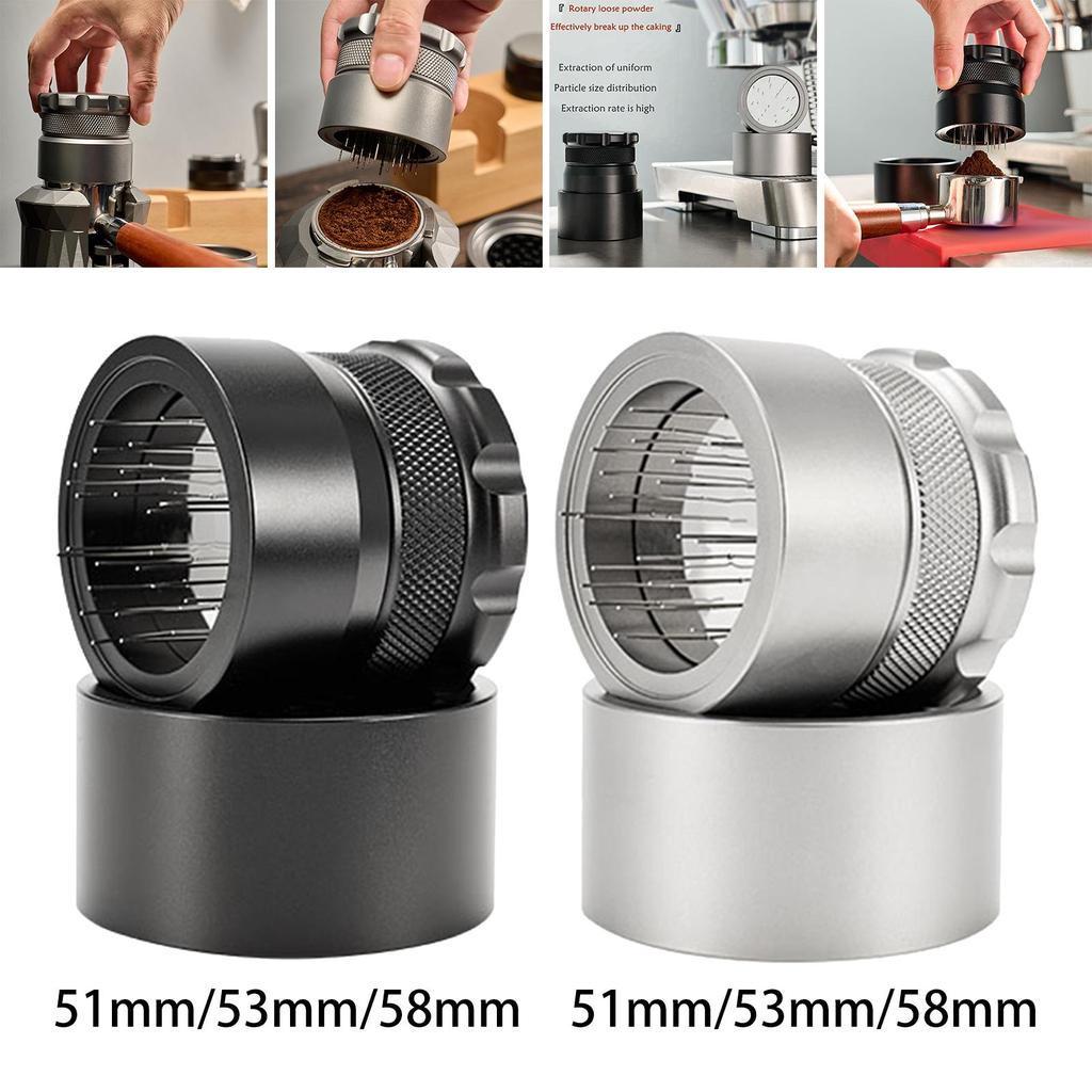 Distributor Tamper Leveler Tools Adjustable Espresso Machine Auxiliary Stirrer for Shop