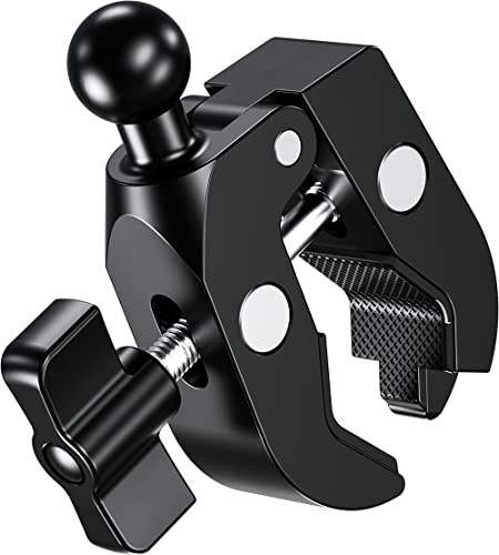 

Kaedear Мотоциклетный держатель для смартфона Тисовое крепление 12,7 мм до 50,8 мм Крепление Алюминиевый зажим Шаровое крепление KDR-R23B (Шарик 17мм)