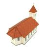 Sankei Diorama Series Church Papercraft 1/80 MK05-33